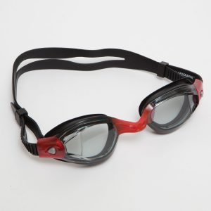 Z-289 SILICONE GOGGLES - PEARL BLACK/RED w/SMOKE LENS